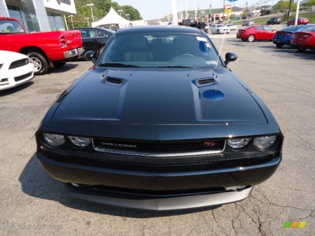 2013 Challenger R/T - Pitch Black / Dark Slate Gray photo #11