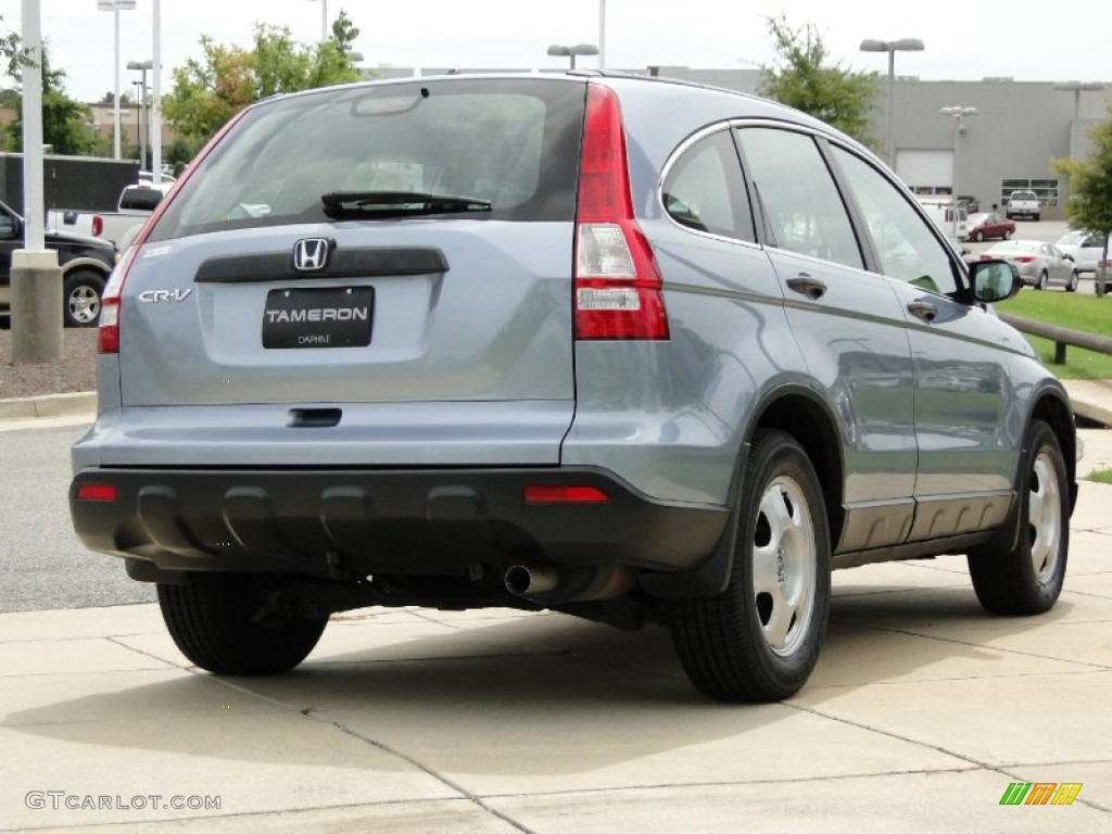 2009 CR-V LX - Glacier Blue Metallic / Gray photo #5