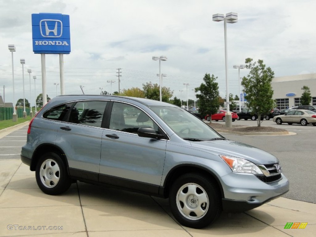 2011 CR-V LX - Glacier Blue Metallic / Gray photo #3