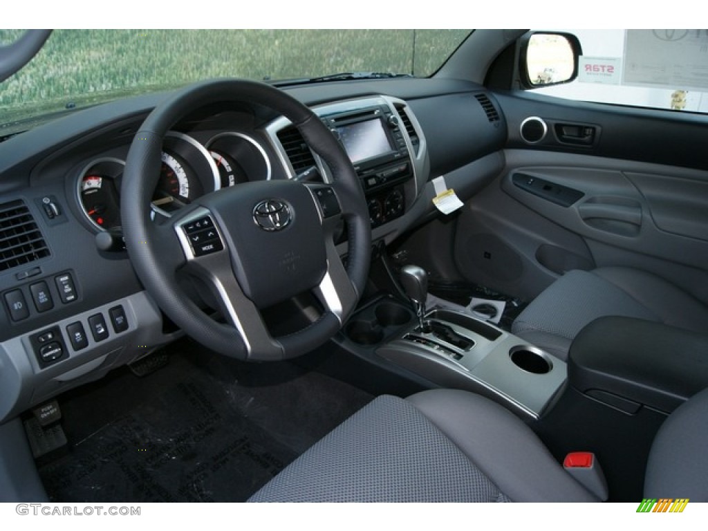 Graphite Interior 2013 Toyota Tacoma V6 TRD Double Cab 4x4 Photo #70285510