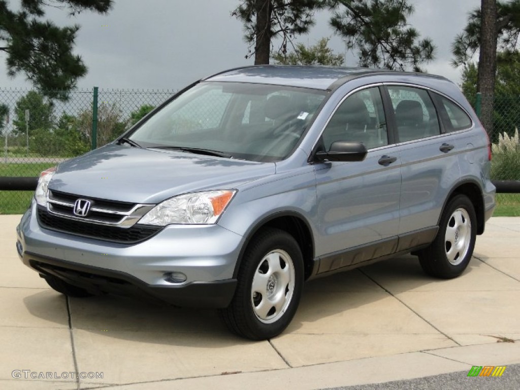 2011 CR-V LX - Glacier Blue Metallic / Gray photo #10