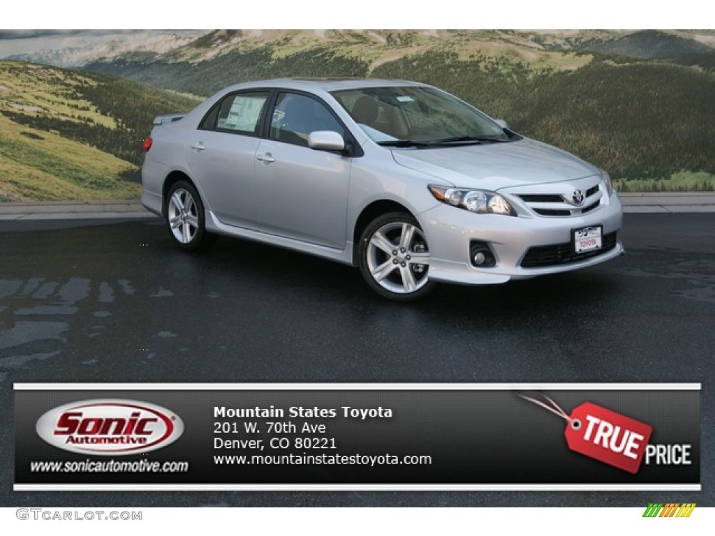 Classic Silver Metallic Toyota Corolla