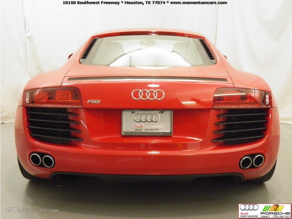 2010 R8 4.2 FSI quattro - Brilliant Red / Fine Nappa Luxor Beige Leather photo #21