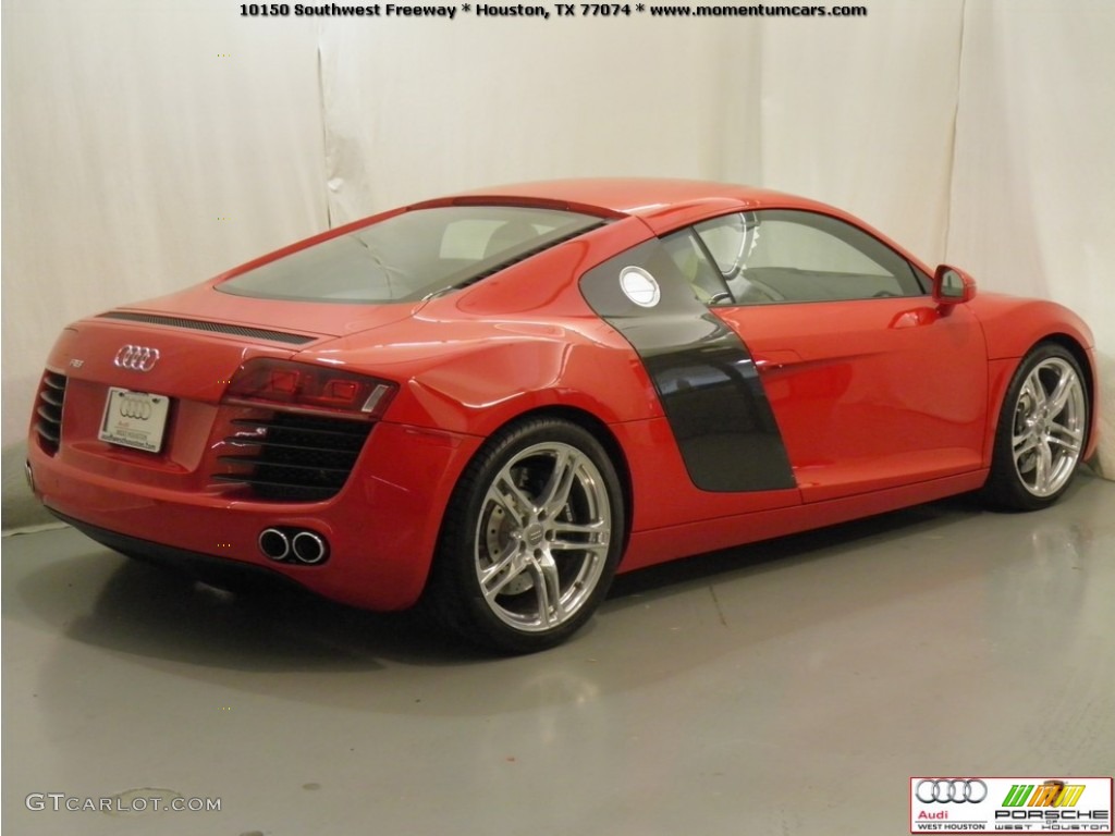 2010 R8 4.2 FSI quattro - Brilliant Red / Fine Nappa Luxor Beige Leather photo #24