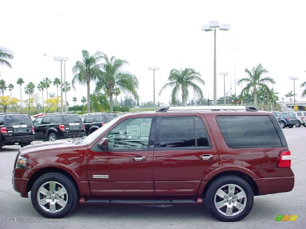 Dark Copper Metallic 2007 Ford Expedition Limited Exterior Photo #70290678