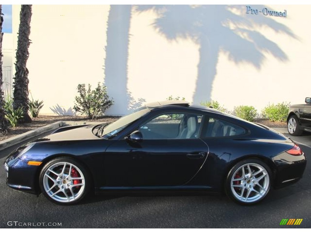 Midnight Blue Metallic 2010 Porsche 911 Carrera 4S Coupe Exterior Photo #70291449