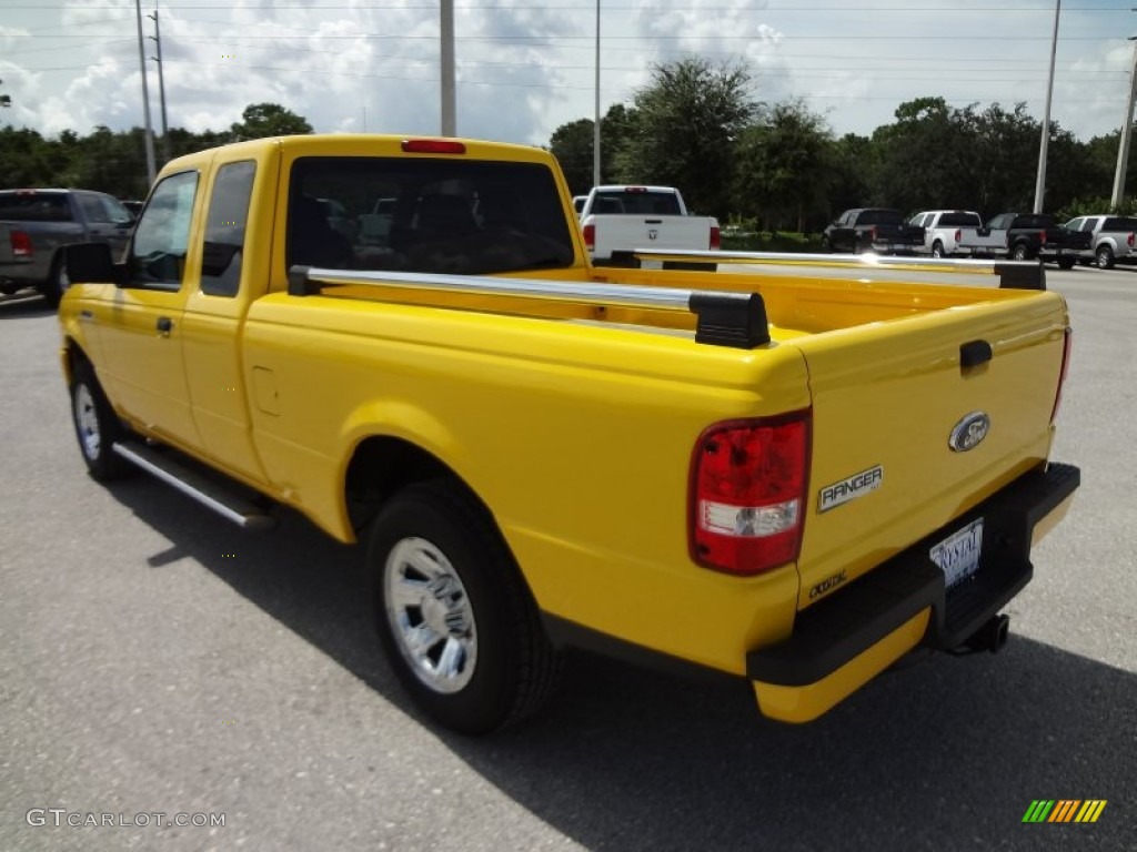 2006 Ranger XLT SuperCab - Screaming Yellow / Medium Dark Flint photo #3