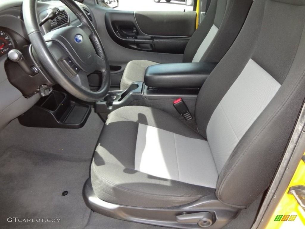 2006 Ranger XLT SuperCab - Screaming Yellow / Medium Dark Flint photo #4