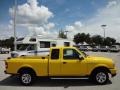 2006 Screaming Yellow Ford Ranger XLT SuperCab  photo #9