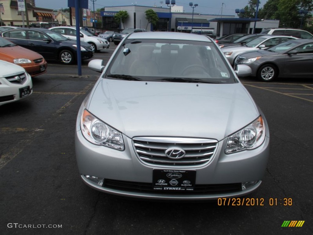 2009 Elantra GLS Sedan - Quicksilver / Gray photo #1