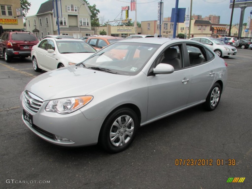 2009 Elantra GLS Sedan - Quicksilver / Gray photo #2