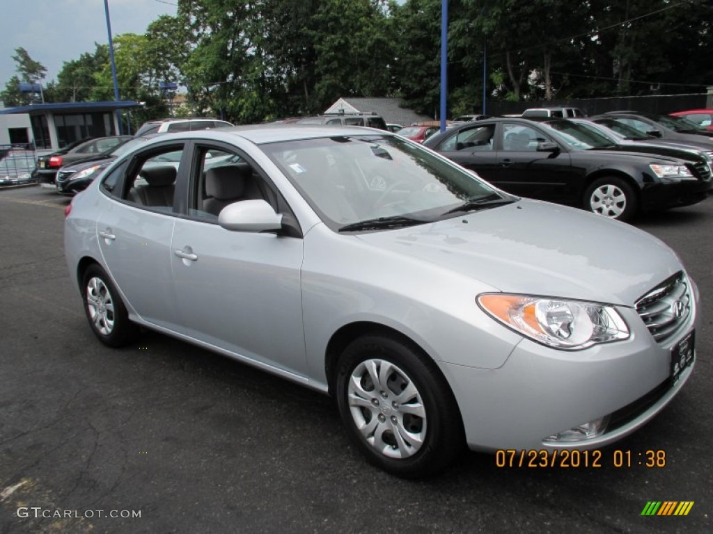 2009 Elantra GLS Sedan - Quicksilver / Gray photo #3
