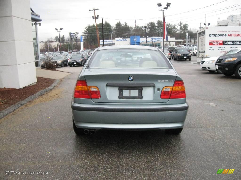 2003 3 Series 325xi Sedan - Grey Green Metallic / Beige photo #9