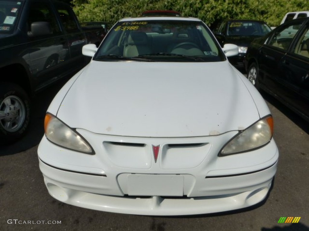 2000 Grand Am GT Coupe - Arctic White / Dark Taupe photo #5