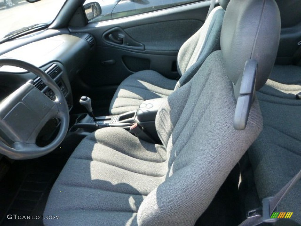 2001 Cavalier Coupe - Dark Colorado Green Metallic / Graphite photo #7