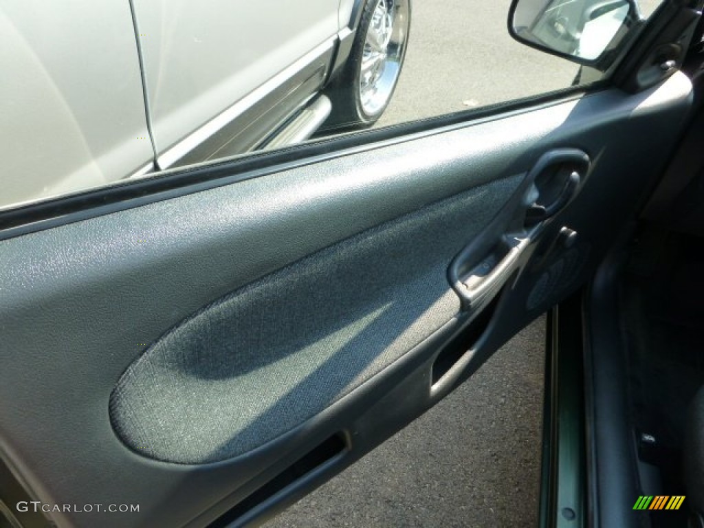2001 Cavalier Coupe - Dark Colorado Green Metallic / Graphite photo #10