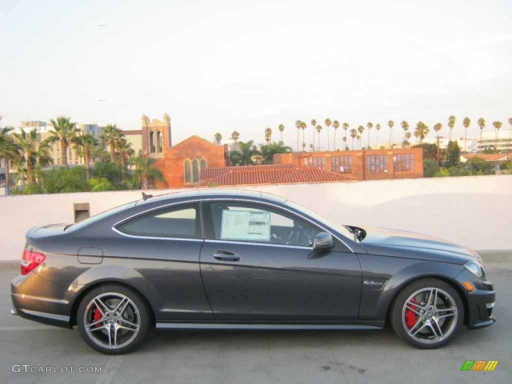 Steel Grey Metallic 2013 Mercedes-Benz C 63 AMG Coupe Exterior Photo #70292906