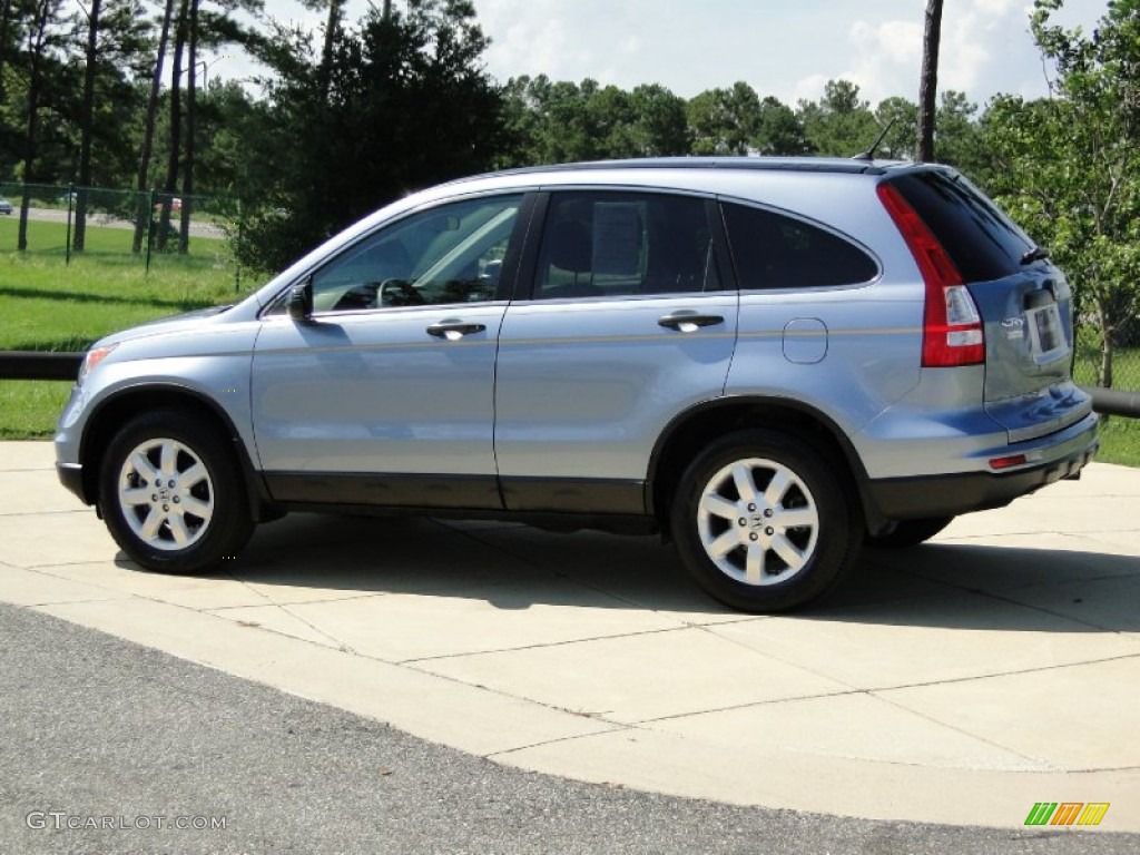 2011 CR-V SE 4WD - Glacier Blue Metallic / Gray photo #7