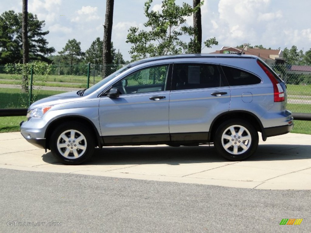 2011 CR-V SE 4WD - Glacier Blue Metallic / Gray photo #8