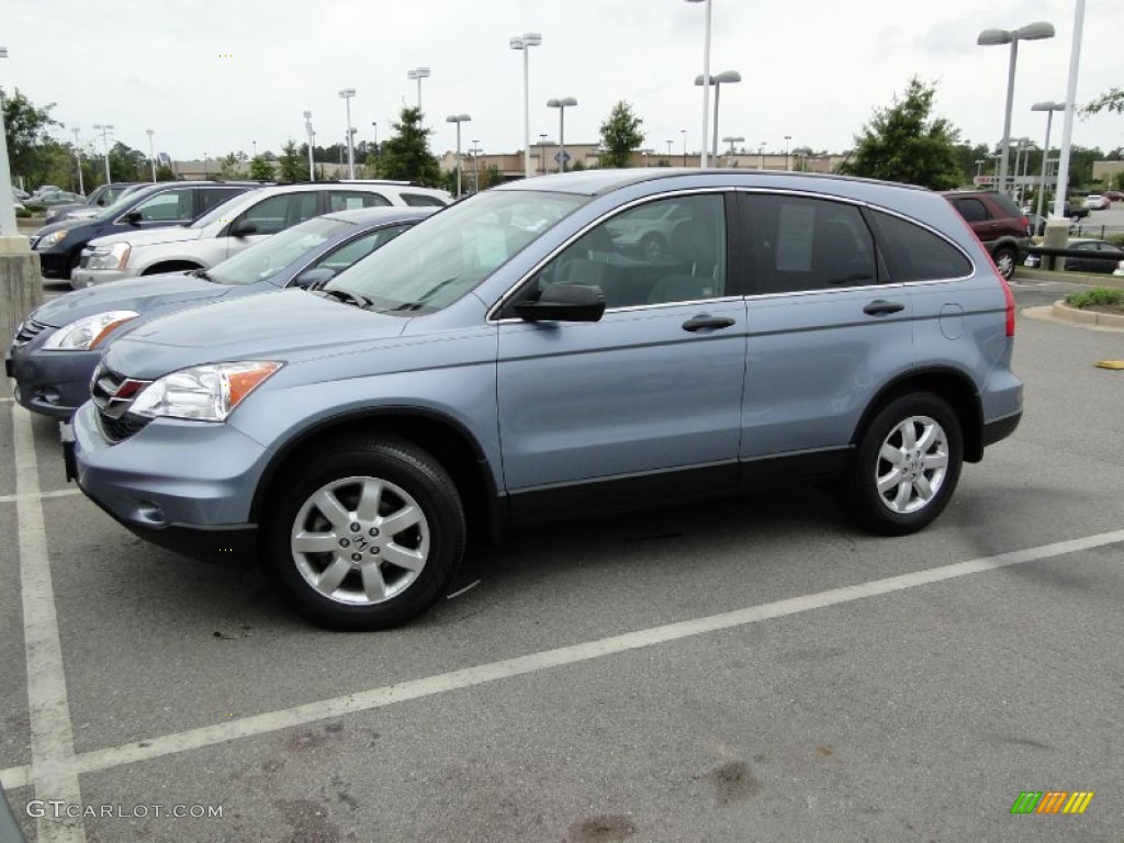 2011 CR-V SE 4WD - Glacier Blue Metallic / Gray photo #38