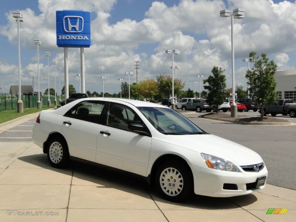 2006 Accord Value Package Sedan - Taffeta White / Ivory photo #3