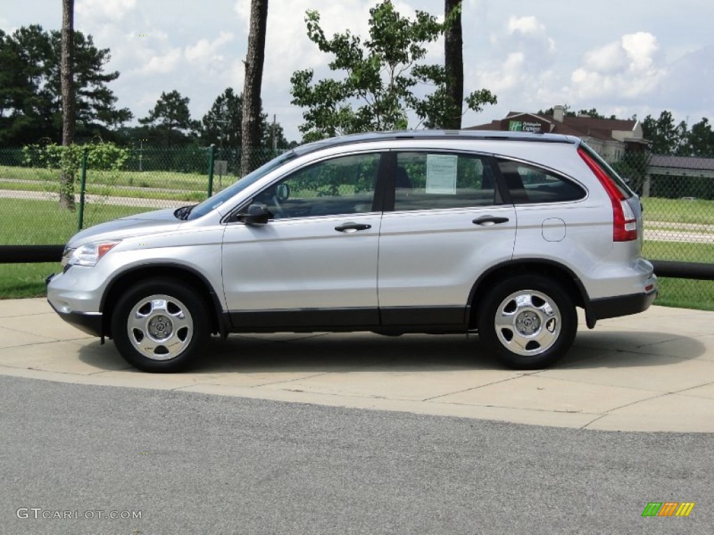 2010 CR-V LX - Alabaster Silver Metallic / Gray photo #8