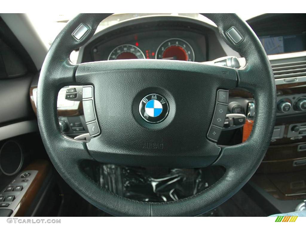 2006 7 Series 750Li Sedan - Black Sapphire Metallic / Black Nasca Leather photo #23