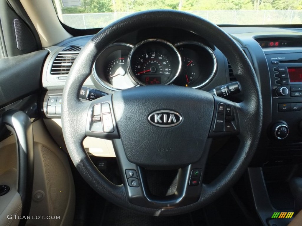 2011 Sorento LX V6 - White Sand Beige / Beige photo #15