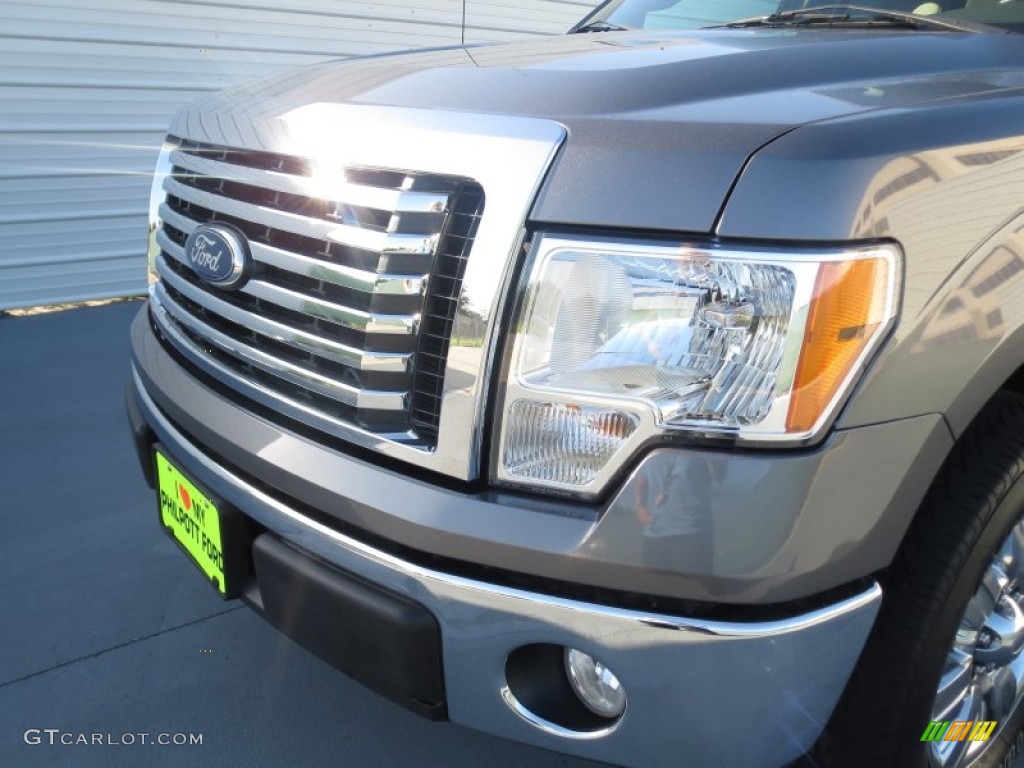 2010 F150 XLT SuperCrew - Sterling Grey Metallic / Medium Stone photo #9