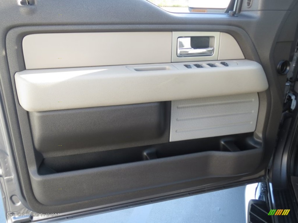2010 F150 XLT SuperCrew - Sterling Grey Metallic / Medium Stone photo #33
