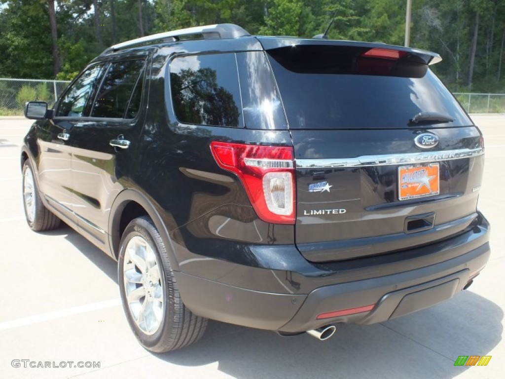 2013 Explorer Limited - Tuxedo Black Metallic / Charcoal Black photo #7