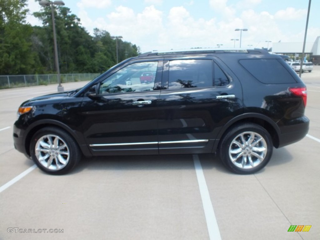 2013 Explorer Limited - Tuxedo Black Metallic / Charcoal Black photo #8