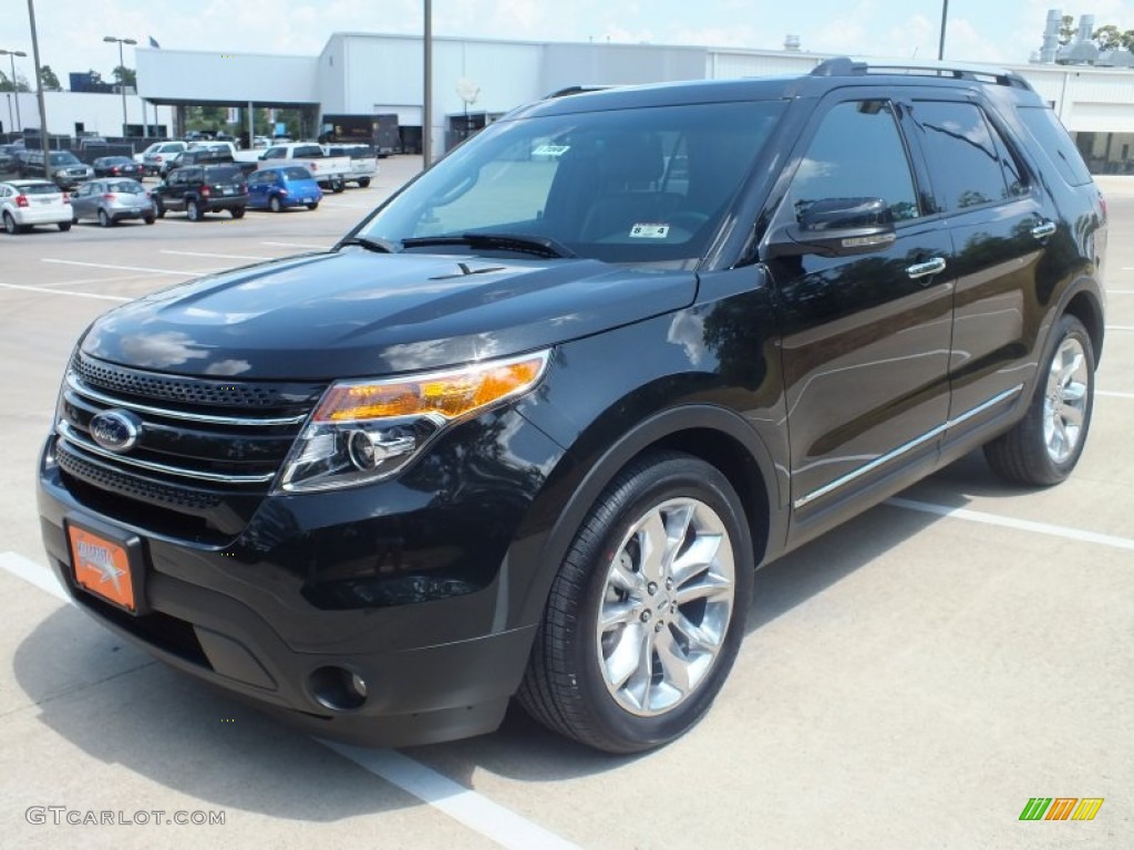 2013 Explorer Limited - Tuxedo Black Metallic / Charcoal Black photo #9