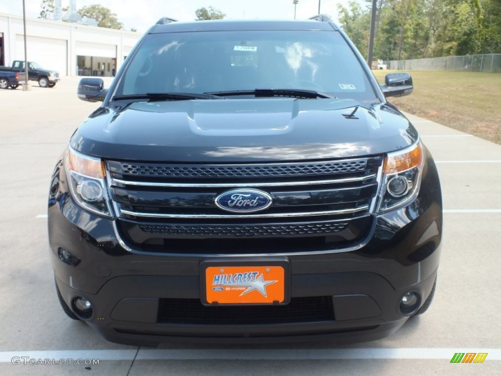 2013 Explorer Limited - Tuxedo Black Metallic / Charcoal Black photo #10