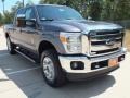 2012 Sterling Grey Metallic Ford F250 Super Duty Lariat Crew Cab 4x4  photo #1