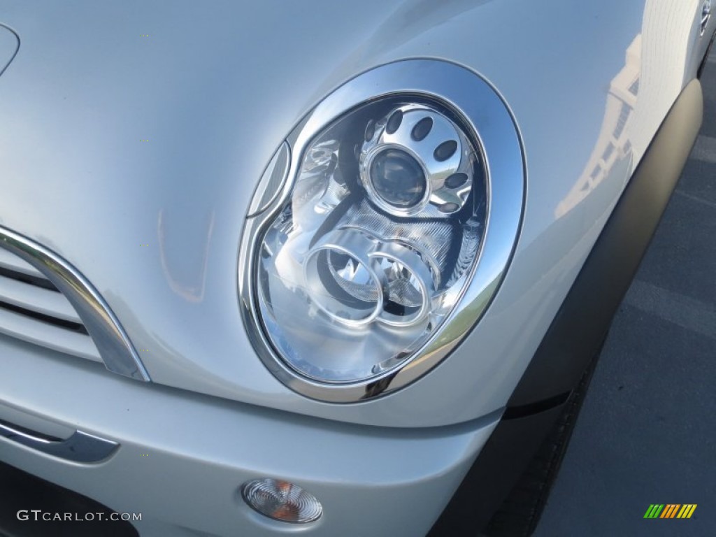 2008 Cooper S Convertible Sidewalk Edition - White Silver Metallic / Malt Brown English Leather photo #8