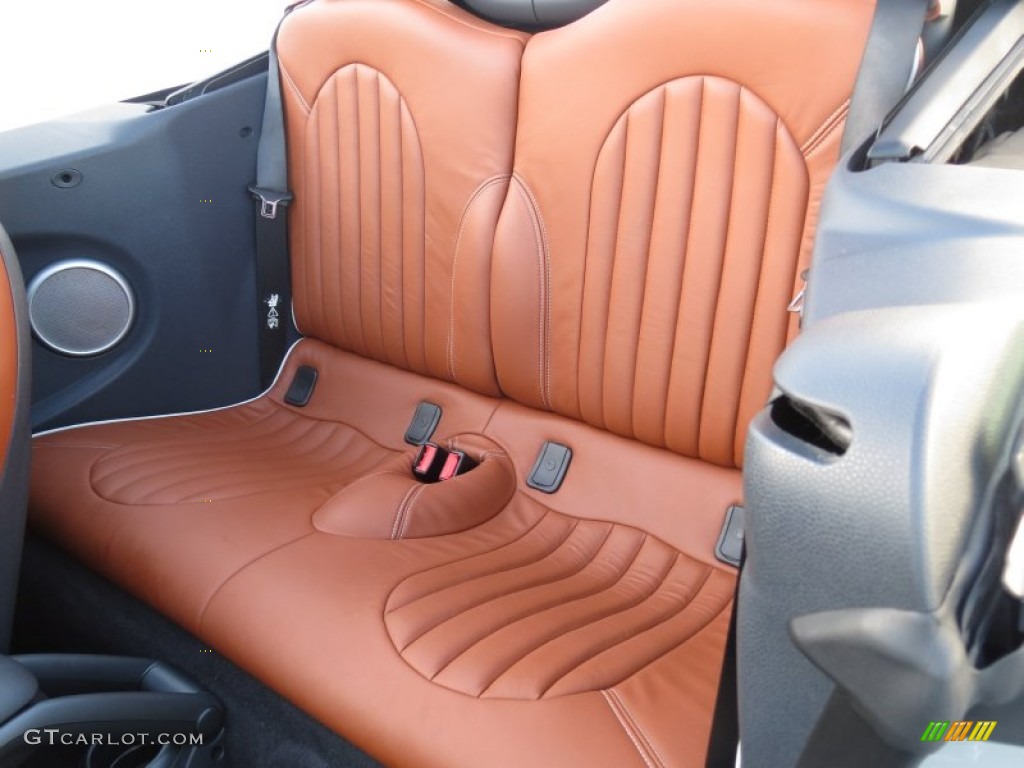 2008 Cooper S Convertible Sidewalk Edition - White Silver Metallic / Malt Brown English Leather photo #29