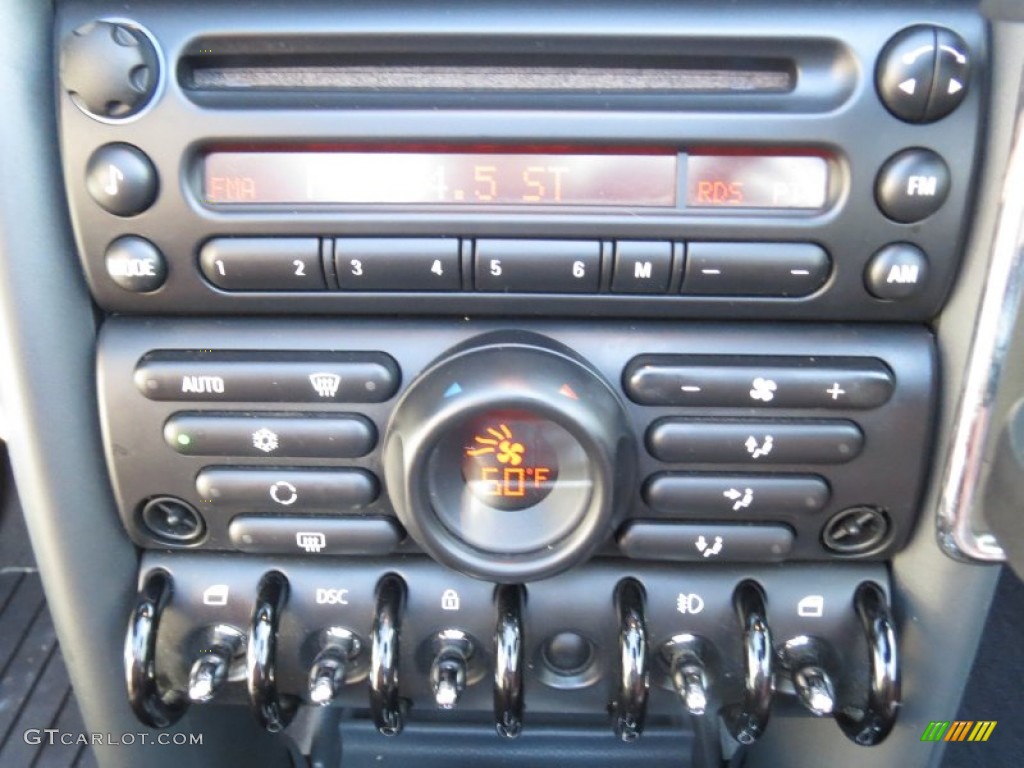 2008 Mini Cooper S Convertible Sidewalk Edition Controls Photo #70297028