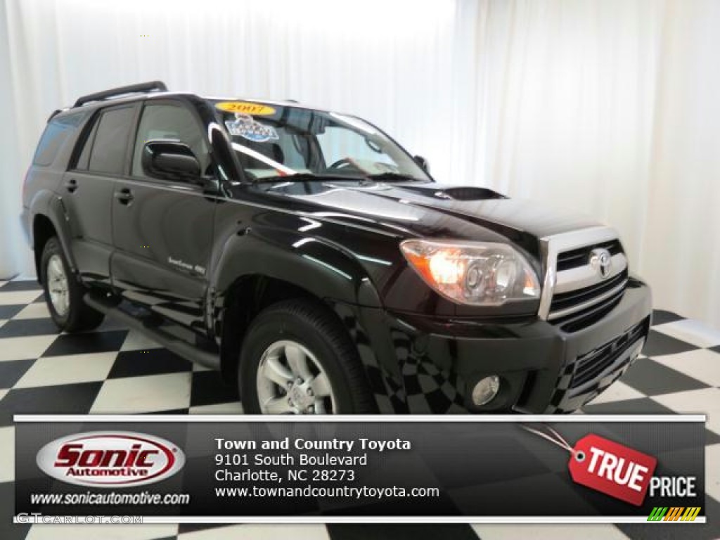 2007 Black Toyota 4runner Sr5 4x4 70294402 Photo 12 Car Color Galleries