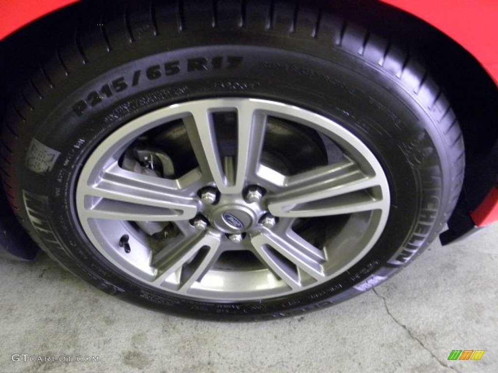 2012 Mustang V6 Premium Coupe - Race Red / Stone photo #5