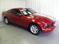 Dark Candy Apple Red 2008 Ford Mustang V6 Deluxe Coupe Exterior