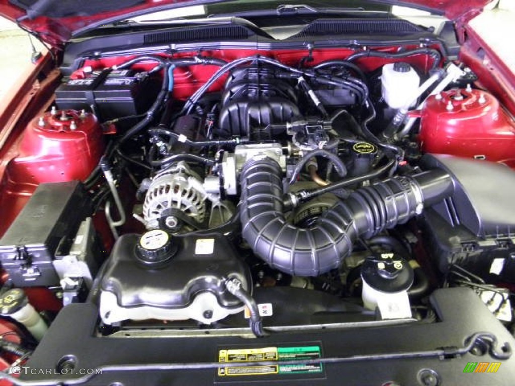 2008 Ford Mustang V6 Deluxe Coupe 4.0 Liter SOHC 12-Valve V6 Engine Photo #70299146