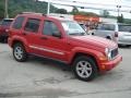 2005 Flame Red Jeep Liberty Limited 4x4  photo #3