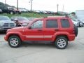 2005 Flame Red Jeep Liberty Limited 4x4  photo #8