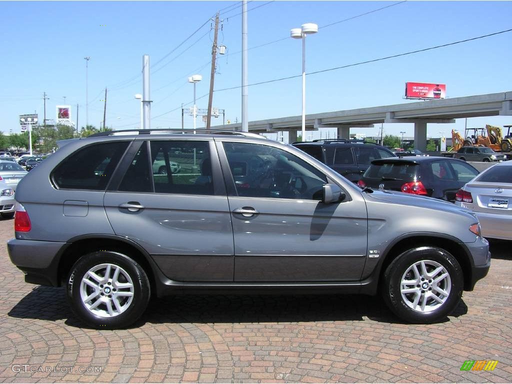 2006 X5 3.0i - Stratus Grey Metallic / Black Dakota Leather photo #14