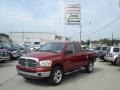 2006 Inferno Red Crystal Pearl Dodge Ram 1500 SLT Quad Cab 4x4  photo #1