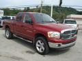 2006 Inferno Red Crystal Pearl Dodge Ram 1500 SLT Quad Cab 4x4  photo #3