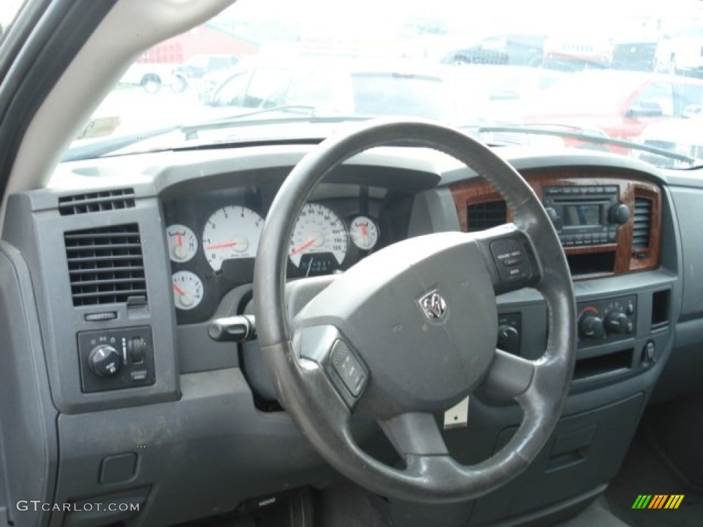 2006 Ram 1500 SLT Quad Cab 4x4 - Inferno Red Crystal Pearl / Medium Slate Gray photo #13