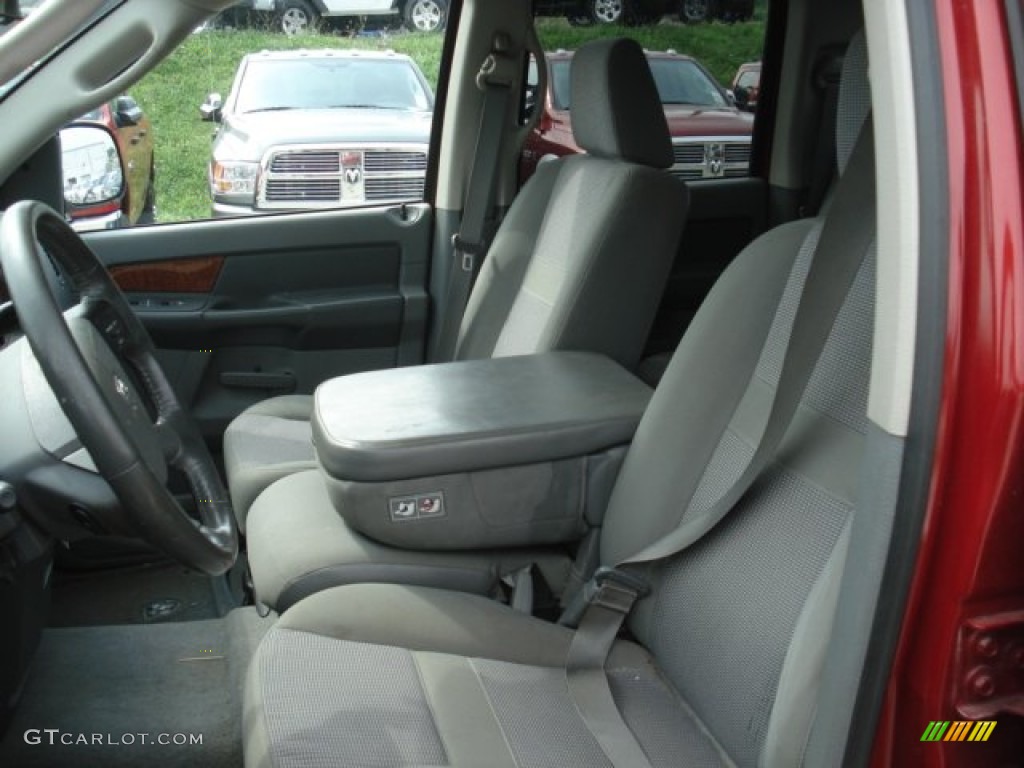 2006 Ram 1500 SLT Quad Cab 4x4 - Inferno Red Crystal Pearl / Medium Slate Gray photo #14
