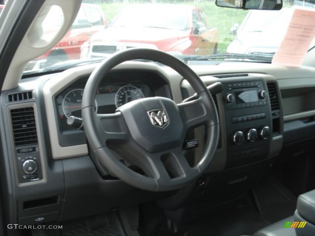 2011 Ram 1500 Express Regular Cab 4x4 - Bright Silver Metallic / Dark Slate Gray/Medium Graystone photo #13